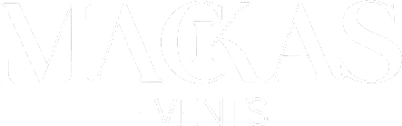 Mersin'in önde gelen organizasyon firması Mackas Events'in Logosu.